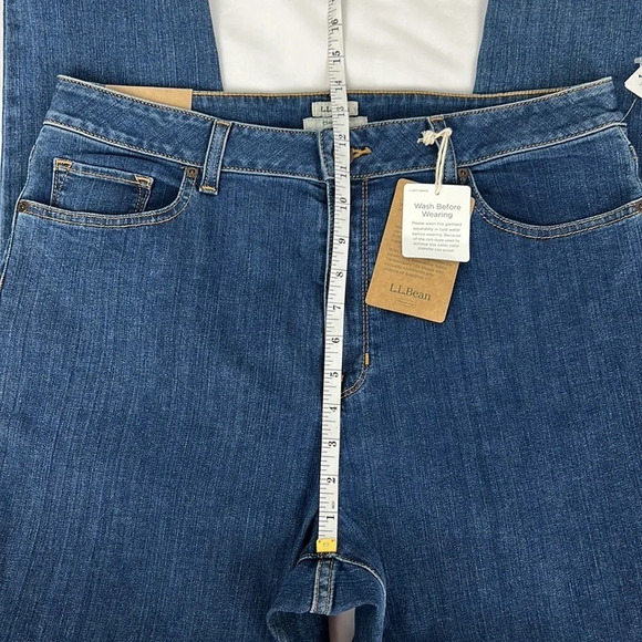 L.L Bean New Women’s 16 Regular True Shape Classic Fit Jean - Picture 10 of 12